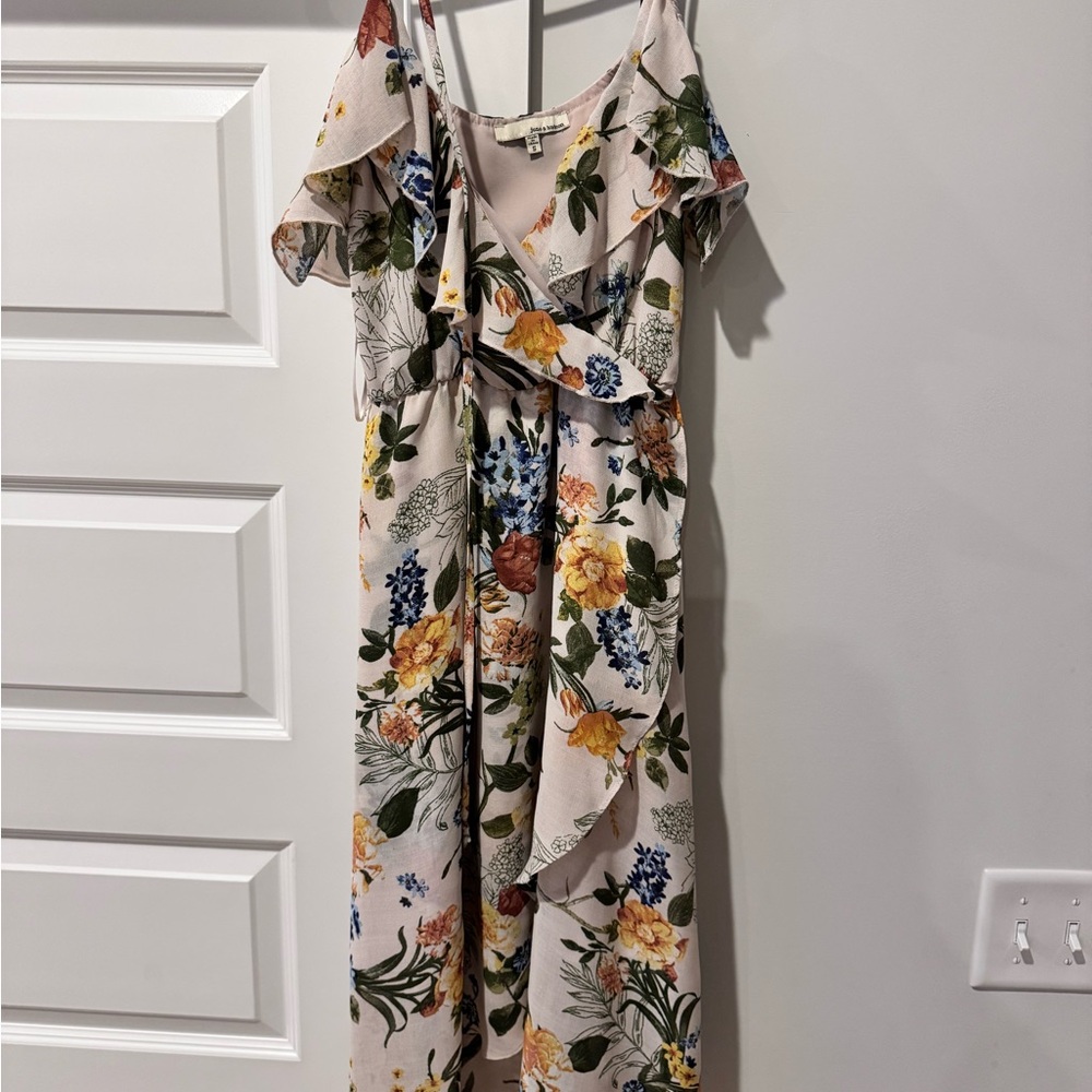 June & Hudson Multicolor Floral Jumpsuit